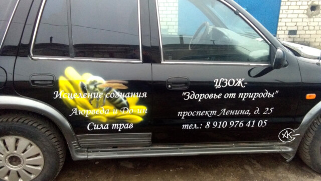 Аэрография на авто. KIA Sportage