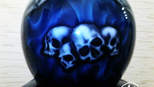 Аэрография на мотоциклетном шлеме