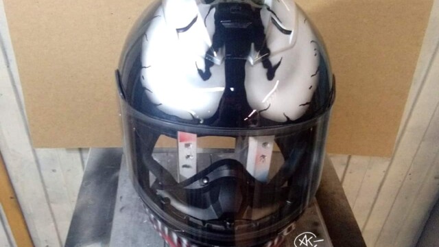 Аэрография на мотоциклетном шлеме