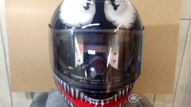 Аэрография на мотоциклетном шлеме