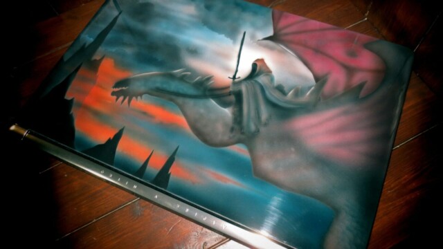 Аэрография на ноутбуке.