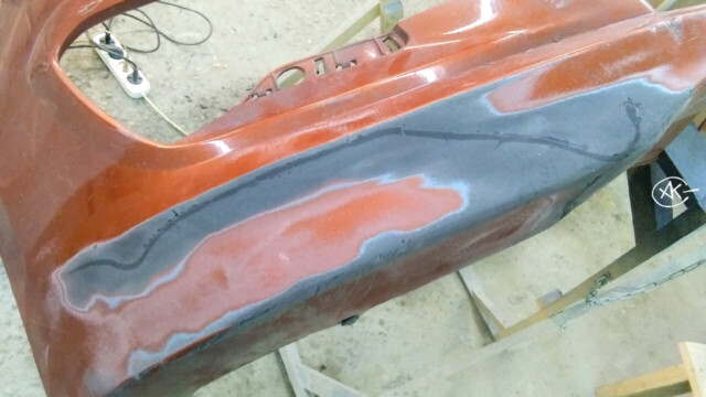 Ремонт и покраска бампера. Hyundai Solaris.