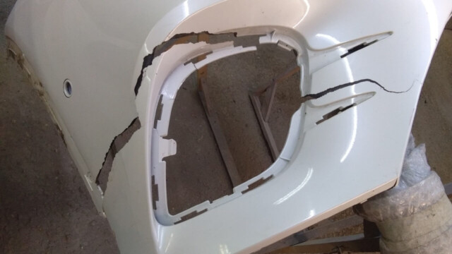 Ремонт и покраска бампера. Mercedes-Benz GLE.