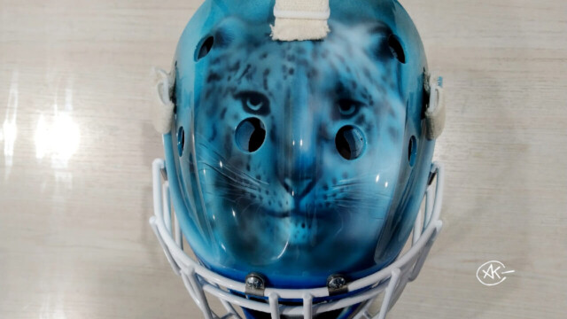 Аэрография на хоккейной маске