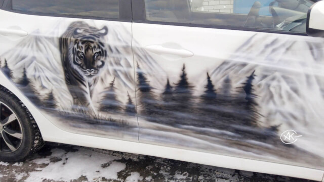 Аэрография на авто