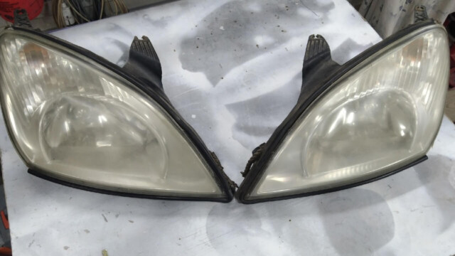 Полировка фар. До