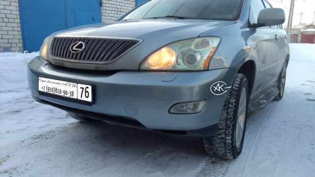 Ремонт бампера_Lexus RX 330_После