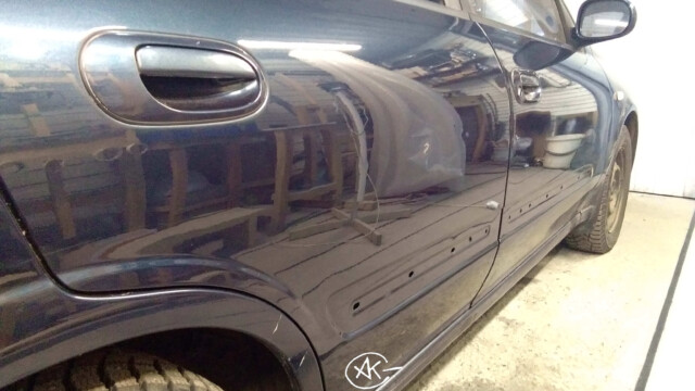 Удаление царапины